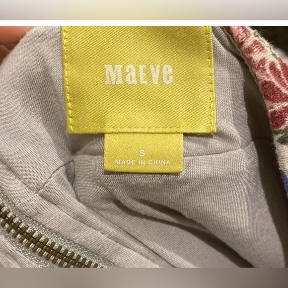 Anthropologie Maeve Vannia Asian Crane Knit Midi Slip Pencil Skirt Womens Small - Picture 7 of 8